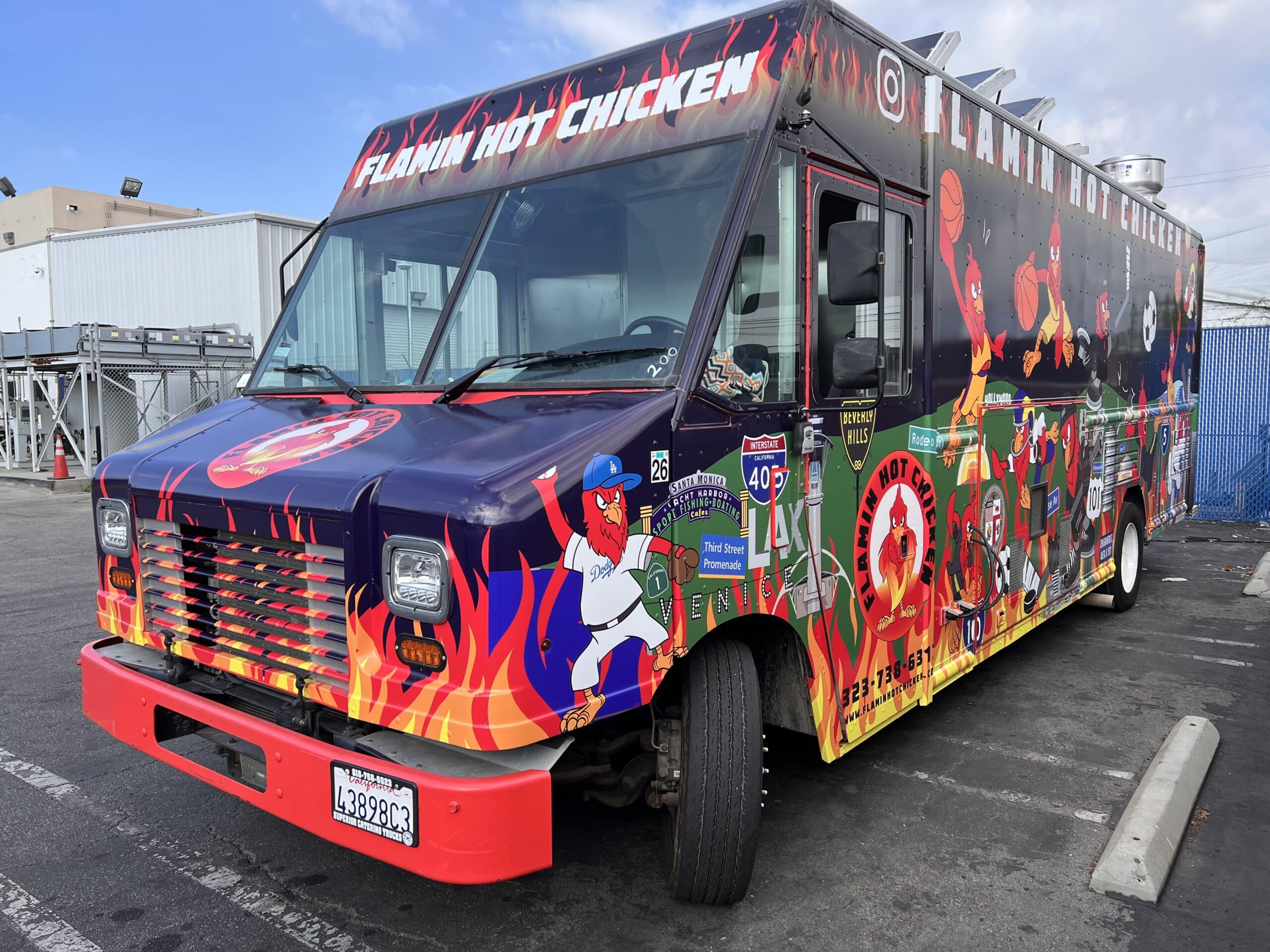 Fried chicken food truck Los Angeles