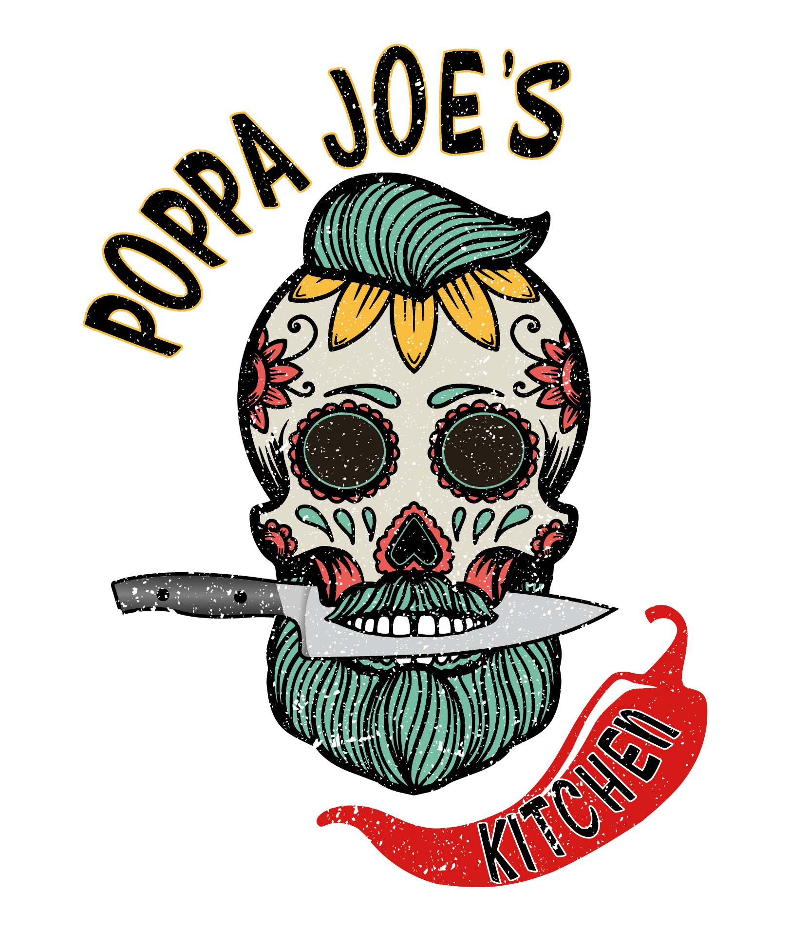 POPPA JOE'S FOOD TRUCK LOGO